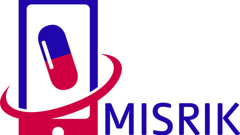 Logo für das Projektes „Meme, Ideen, Strategien rechtsextremistischer Internetkommunikation“ (MISRIK)  Logo für das Projektes „Meme, Ideen, Strategien rechtsextremistischer Internetkommunikation“ (MISRIK) . Der Schriftzug Misrik mit der Darstellung eines Handys  in den Farben Blau und Rot.