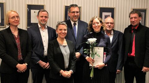 Förderpreis der Hochschulen für den öffentlichen Dienst  Gruppenbild der Verleihung des Förderpreises der Hochschulen für den öffentlichen Dienst