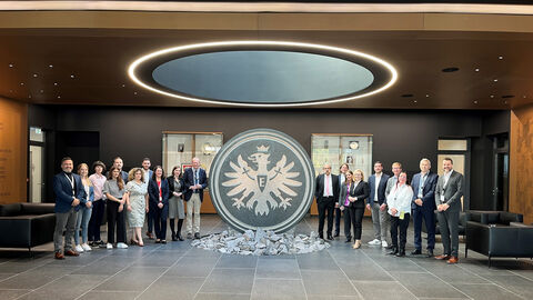 Gruppenbild 2. Digitalisierungsworkshop  Ein Gruppenbild der Teilnehmerinnen und Teilnehmer 2. Digitalisierungsworkshop des Hessischen Rechnungshofs zusammen mit der Norwegischen Botschaft