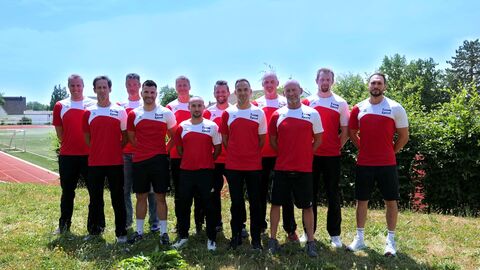 Das Team des neu gegründeten Sportinstituts der HöMS Das Foto zeigt ein Gruppenbild des Teams des neu gegründeten Sportinstitut