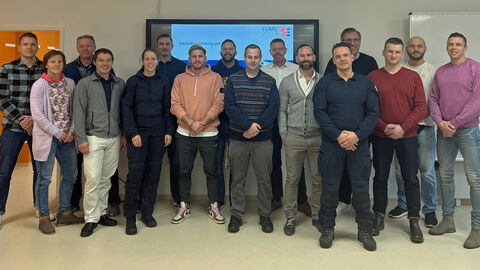 Gruppenbild der Gründungsmitglieder des Instituts für Einsatztraining 
