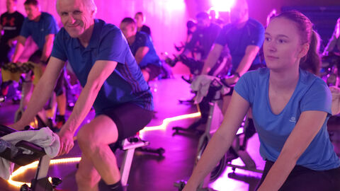 11. Indoor - Cycling - Advent - Marathon der HöMS Foto der Teilnehmer des 11. Indoor - Cycling - Advent - Marathon der HöMS