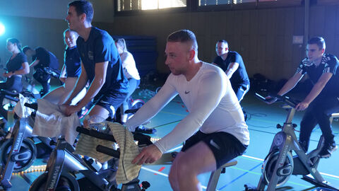 11. Indoor - Cycling - Advent - Marathon der HöMS Foto der Teilnehmer des 11. Indoor - Cycling - Advent - Marathon der HöMS