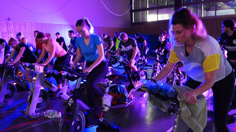 11. Indoor - Cycling - Advent - Marathon der HöMS Foto der Teilnehmer des 11. Indoor - Cycling - Advent - Marathon der HöMS