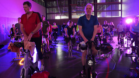 11. Indoor - Cycling - Advent - Marathon der HöMS Foto der Teilnehmer des 11. Indoor - Cycling - Advent - Marathon der HöMS