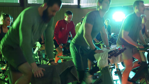 11. Indoor - Cycling - Advent - Marathon der HöMS Foto der Teilnehmer des 11. Indoor - Cycling - Advent - Marathon der HöMS