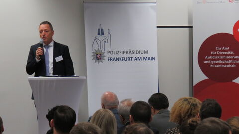 Stefan Müller, Präsident des Polizeipräsidiums Frankfurt Stefan Müller, Präsident des Polizeipräsidiums Frankfurt