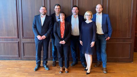 Kongress HEssenDIGITAL Die HöMS war mit den sechs Kolleginnen und Kollegen vertreten