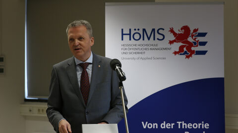 Indienststellung der Wachpolizei an der HöMS - Ansprache des Staatssekretärs Martin Rößler Ansprache des Staatssekretärs Martin Rößler anlässlich der Indienststellung der Wachpolizei