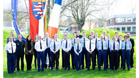 Gruppenbild der Teilnehmenden an der Projektwoche POLARIS in Lahr