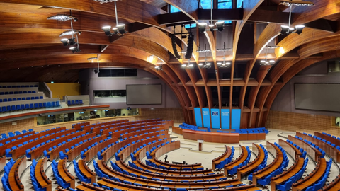 Plenarsaal des Europarates Plenarsaal des Europarates