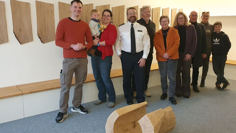 Übergabe Installation Raum der Stille HöMS Campus Mühlheim Übergabe Installation Raum der Stille HöMS Campus Mühlheim